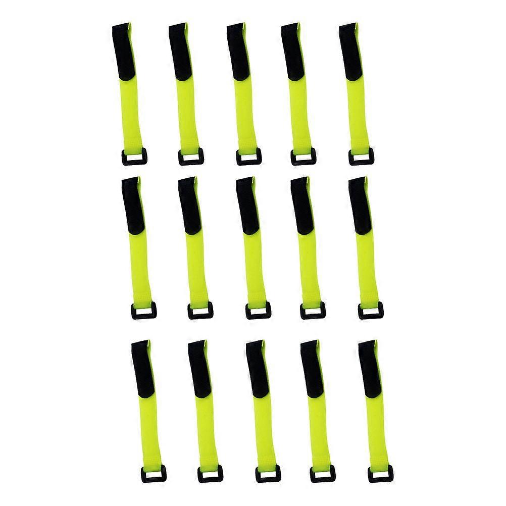 15pcs Multifunctional Hook and Loop Tape Durable Fastening Strap Fit Strap