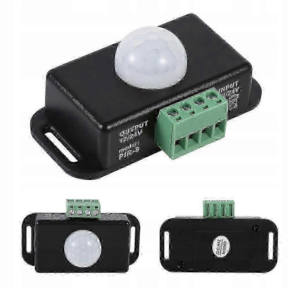 12v 24v Pir Sensor Led Dimmer Switch Motion Infared Switch Black
