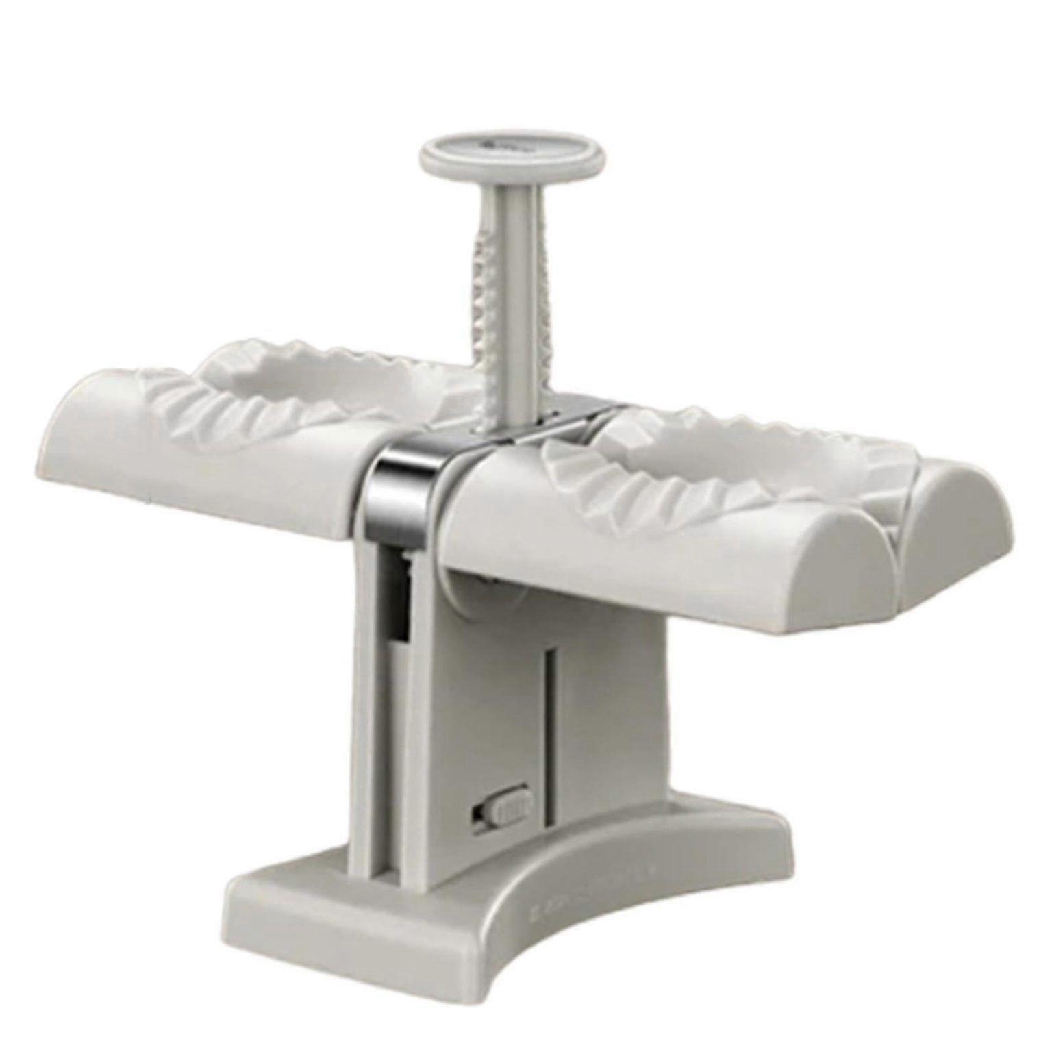 Double-Head Automatic Dumpling Maker - Fast, Easy & Fun Kitchen Tool for Perfect Dumplings & More!