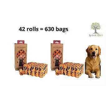 315/630 Poo Bags for Dog Eco Friendly Pet Strong Waste Doggy Poop UK Tooth Brush