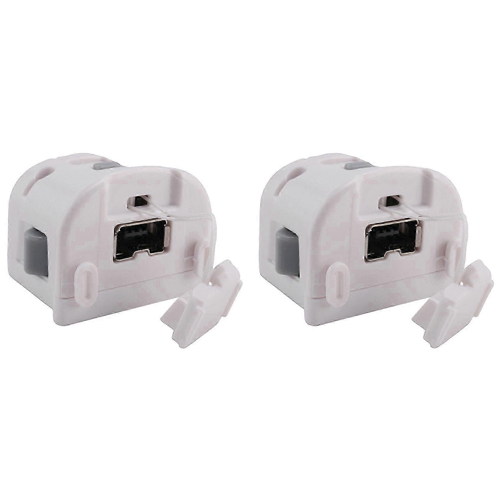 2X compatible with Wii Wireless Remote Control Motion Plus Sensor High Sensor Enhance Game Precision Controller Gamepad Adapter