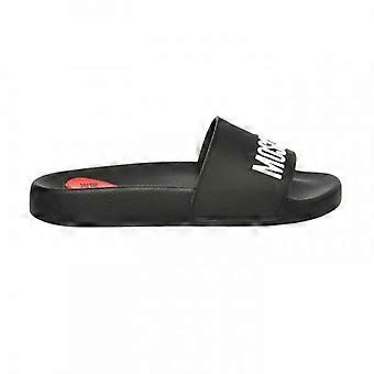 Love Moschino Womens/Ladies Embossed Logo Sliders