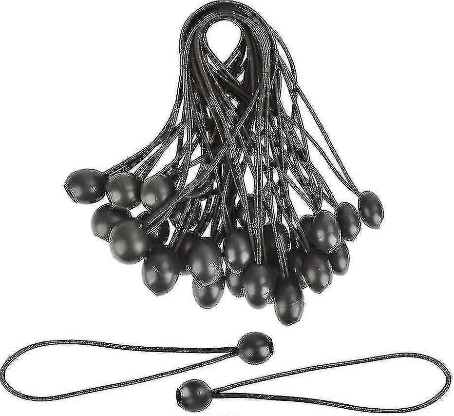 30pcs elastischer Spanner, Gummi-Bungee-Spanner mit Kugel, für Plane