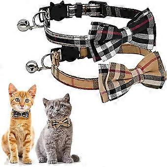 Pack Of 2 Cat Collars With Bells
