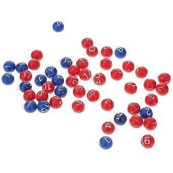 49pcs Plastik Verlosung Spiel Bälle Lustige Bingo Spiel Bälle Verlosung Spiel Anzahl Bälle