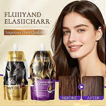 350g Argan Oil Keratin Hair Conditioner, Keratin Repair Hair Mask, Deep Conditioning Keratin Hair Mask for Damaged Hair With Argan Oil & Keratin