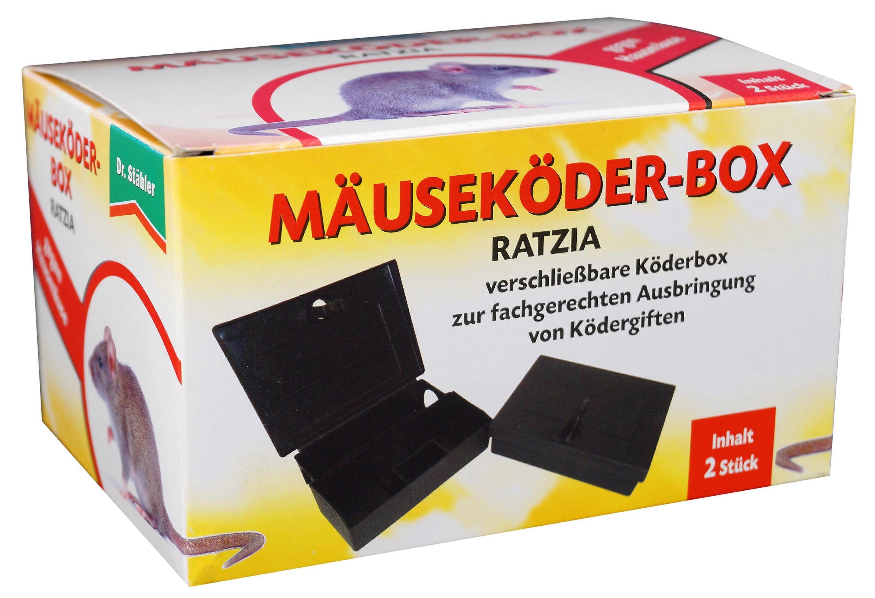 DR. STÄHLER Ratzia Mäuseköder-Box, 2 Stück