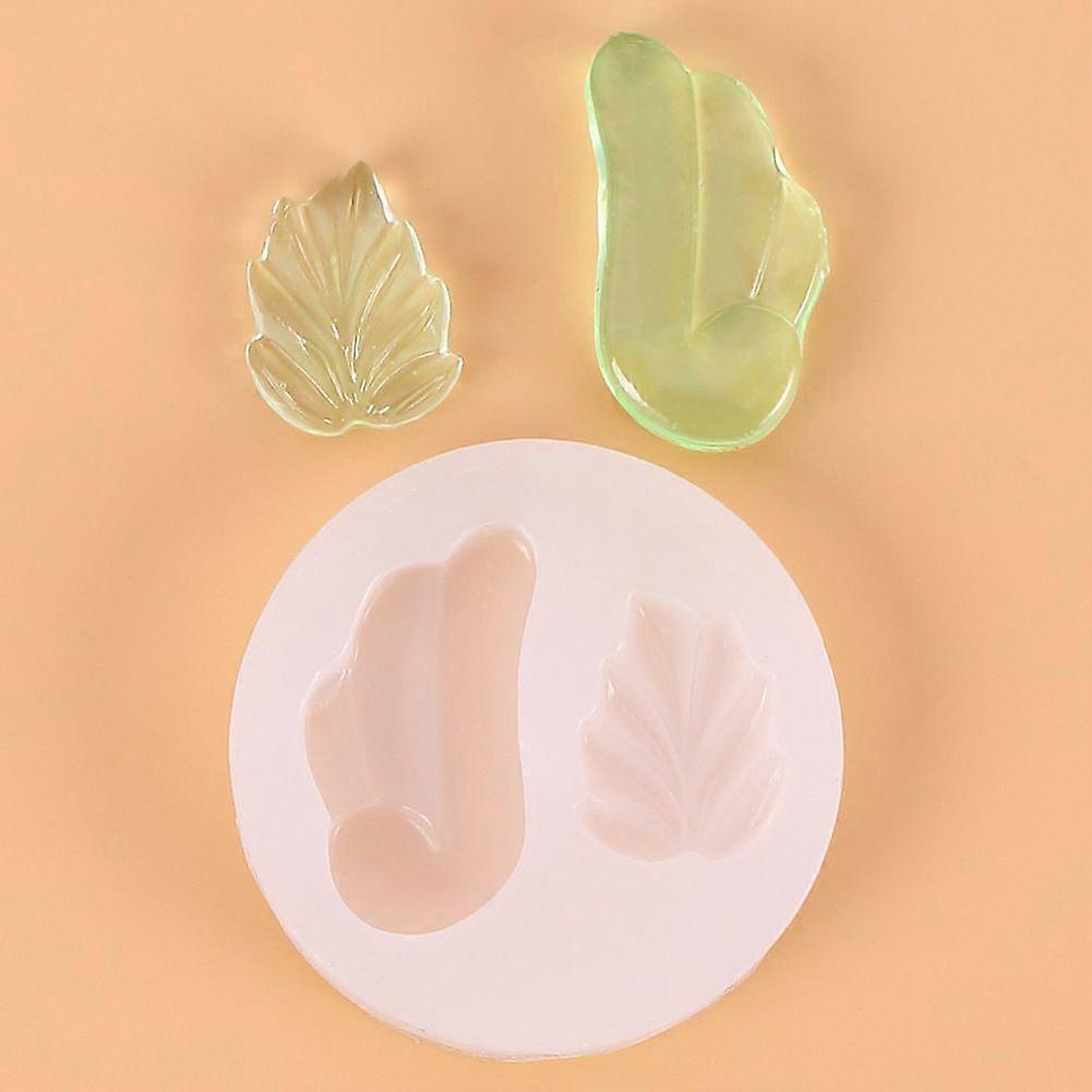 Wing leaf shape crystal drop gum mold - 1PC