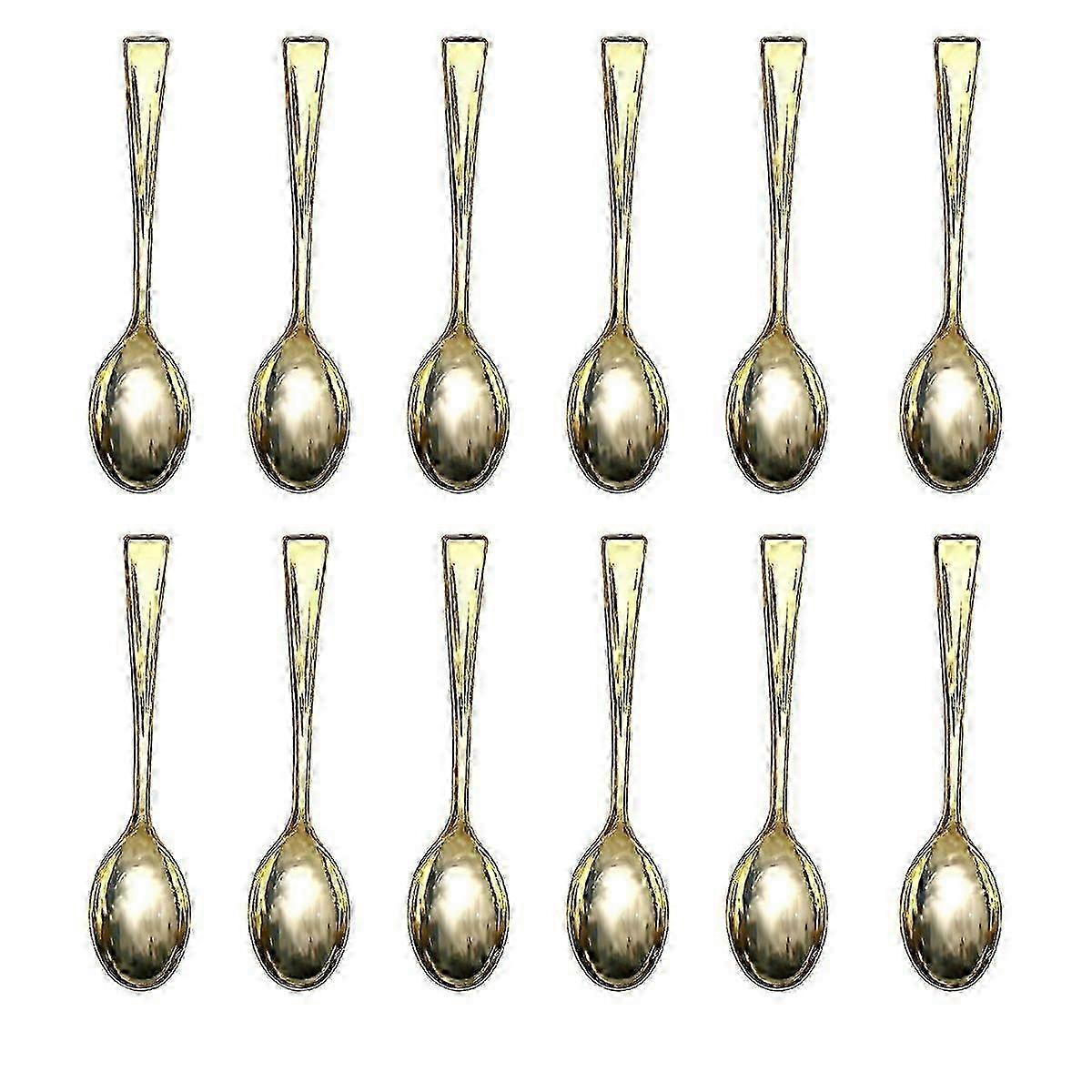 72 PCS Mini Spoons Desserts Basting Spoon Serving Spoons Dinner Spoon Appetizer Spoons