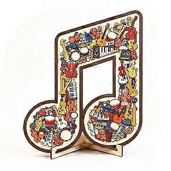 Musical Note Instrument Themed Jigsaw Puzzle