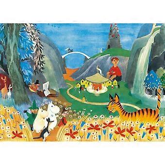 Yanoman (Yanoman) Jigsaw Puzzle Moomin Carousel Party FBL-278