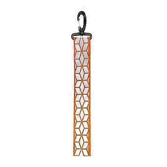 Reflective Safety Keychain High Visibility Reflector Pendant for School Bag Backpack Walking Accessories Durable