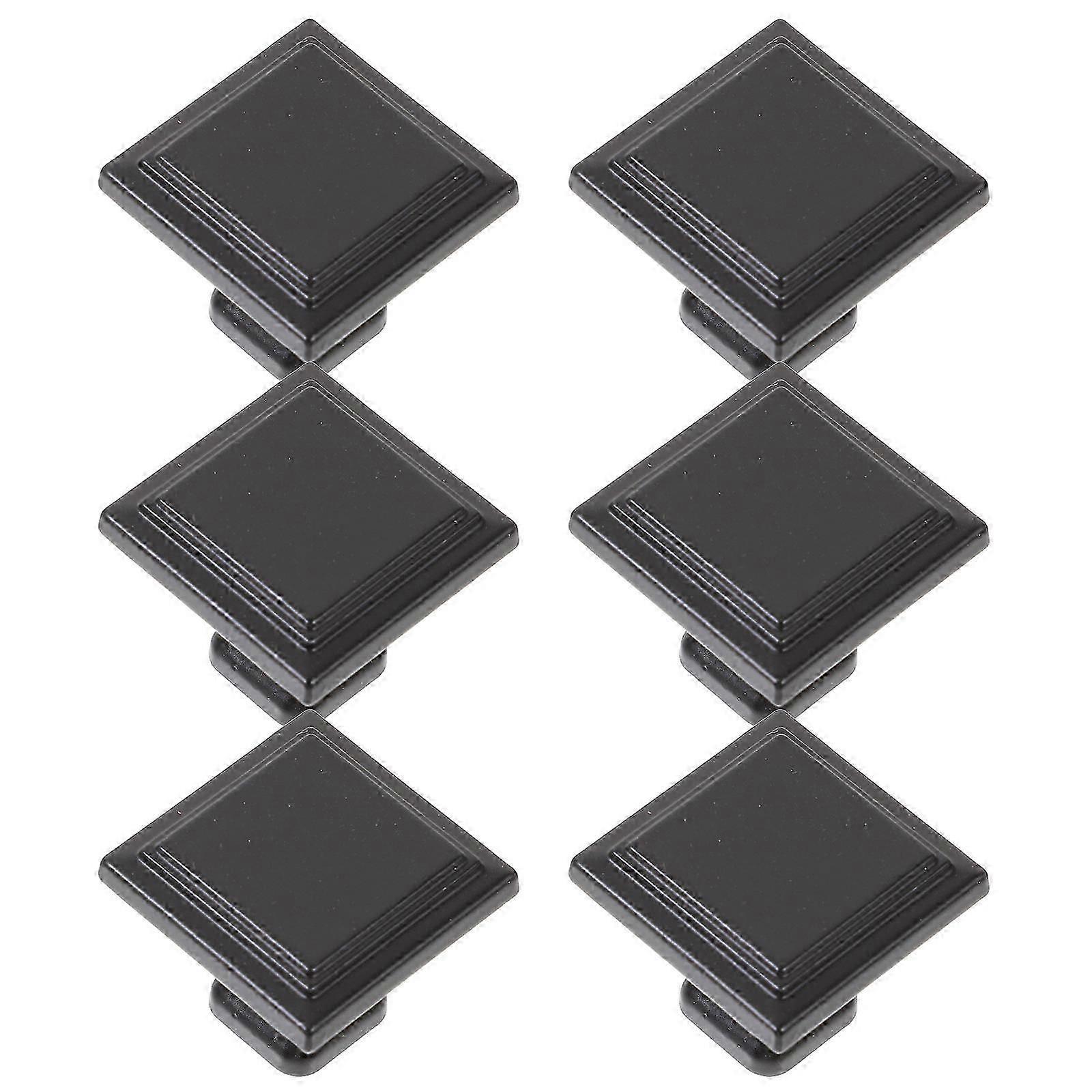 6pcs Drawer Knobs Square Cabinet Pulls Compatible with Kitchen Cabinets Dressers