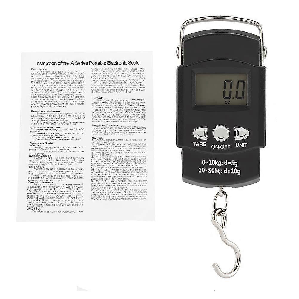 Digital Scale 50KG 10G Portable Electronic Digital Scale with
