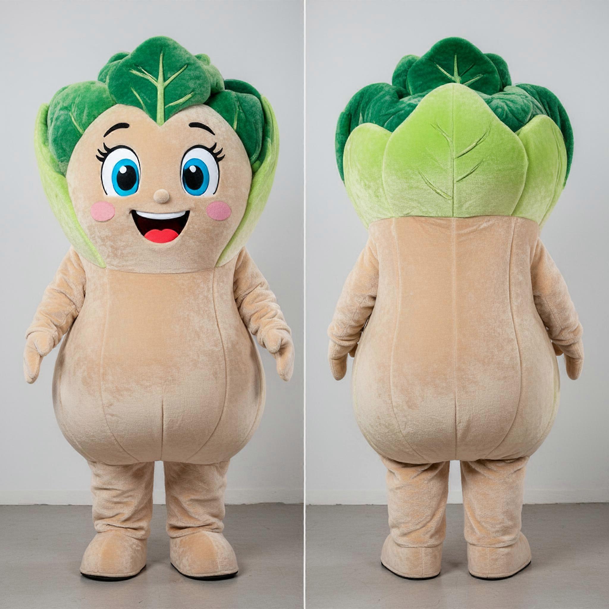 MASTICOT Beige Leafy Cabbage Mascot