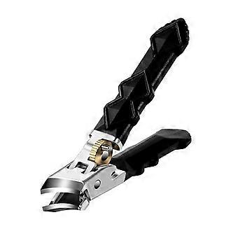 Cortador de unhas grande em aço inoxidável, cortador de unhas dos pés com abertura de mandíbula larga, ideal para unhas grossas, para idosos.