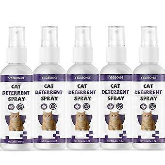 Natural Cat Deterrent Spray 120ml Training Aid, Indoor Anti-Scratch Spray Protects Furniture from Clawing