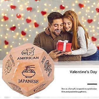 Date Night Dice for Couples, Date Night Ideas Dice After Dark Edition, Funny What to Do Wooden Couple Dice(Food Type)