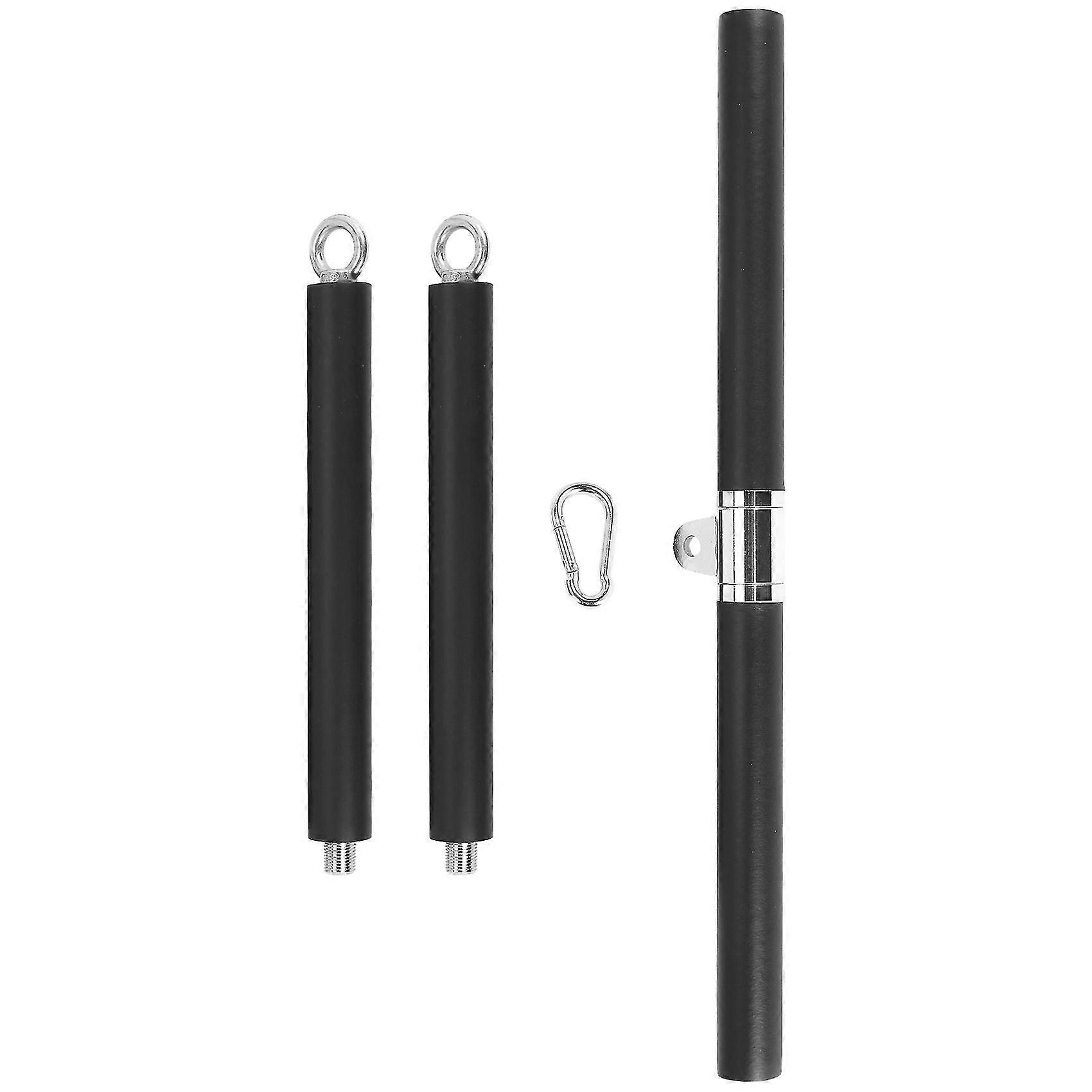 Multifunction Adjustable Lat Pull Down Bar Cable Machine Attachment Gym Bench Press Squat Workout