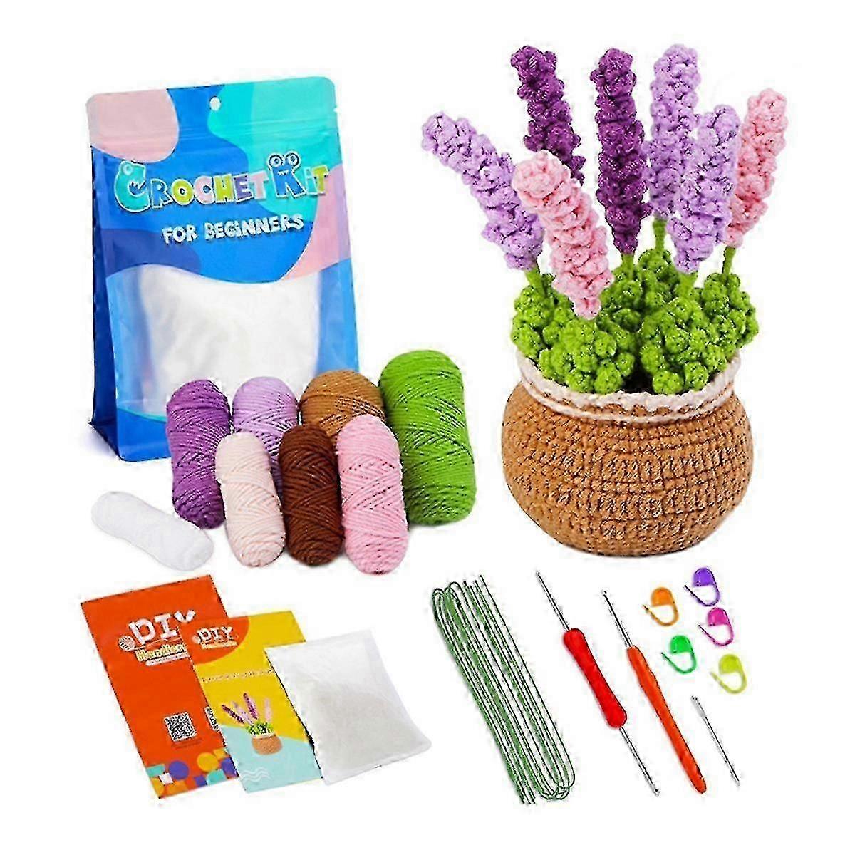 Simple Lavender Doll Crochet Kit