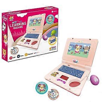 Educational Laptops Toy For Kids Led Music Computer With Mouse Early Learning Machine Boys Girls
