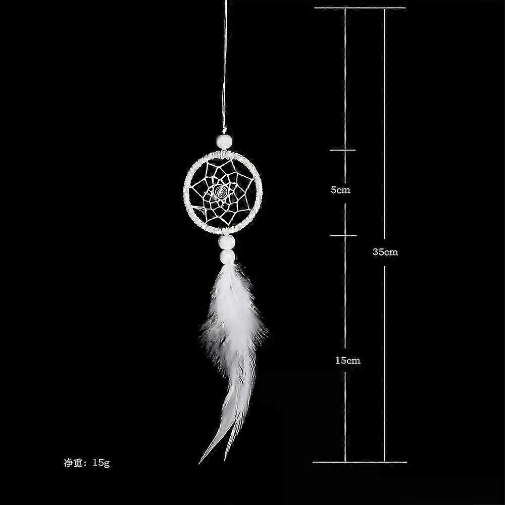 Feather Crystal Mirror Dream Catcher
