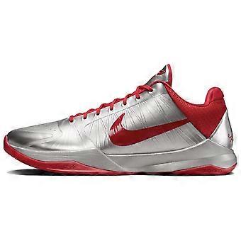 Nike x Caitlin Clark Zoom Kobe 5 Lave Basketballsko Unisex Sølvrød IV2712-001