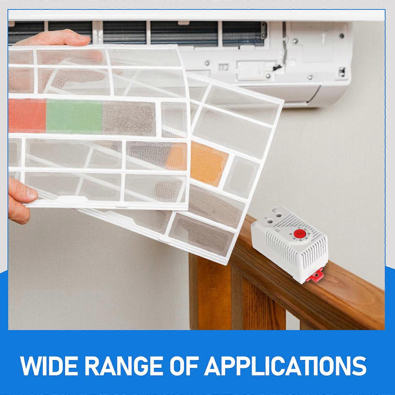 Compact Heating Switch Temperature Controller for Fan Filters 4Pcs