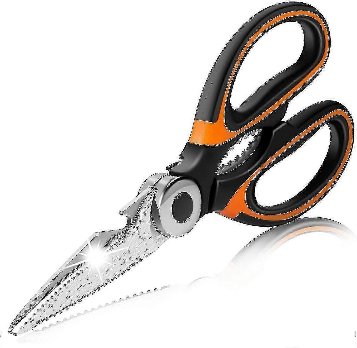 Heavy Duty Multi-function Stainless Steel Kitchen Scissors, Ultra Sharp,x