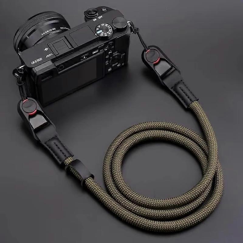 Quick Release Round Rope Camera Strap, Fast Detachable Shoulder & Neck Strap For Mirrorless Camera, Adjustable