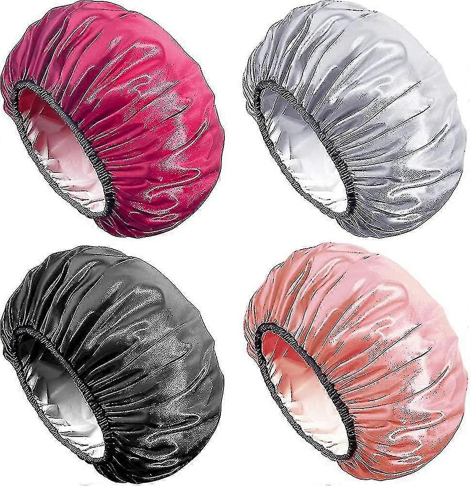 Large Satin Eva Waterproof Shower Cap
