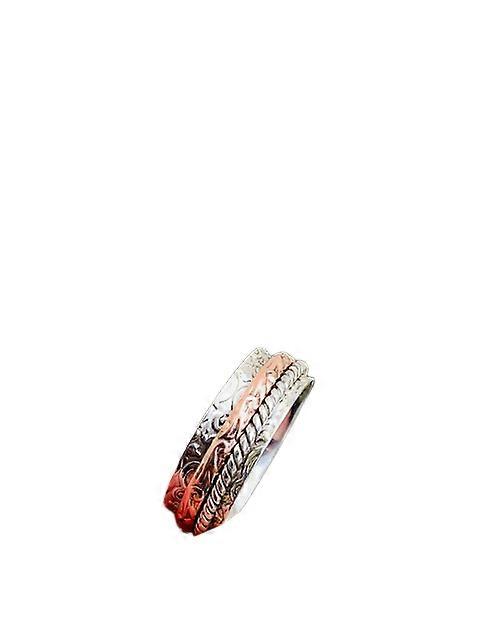 925 Sterling Silver Fidget Spinner Thumb Ring