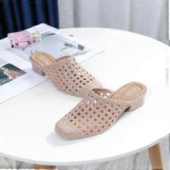 Zomerschoenen voor dames: slippers met antislipzool en een verhoogde zool, casual sandalen.