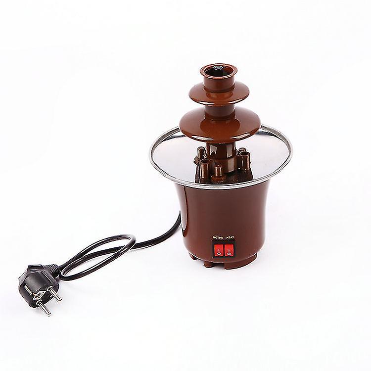 Home Mini -layer Chocolate Fountain Chocolate Fondue Chocolate Melting Tower With Ing