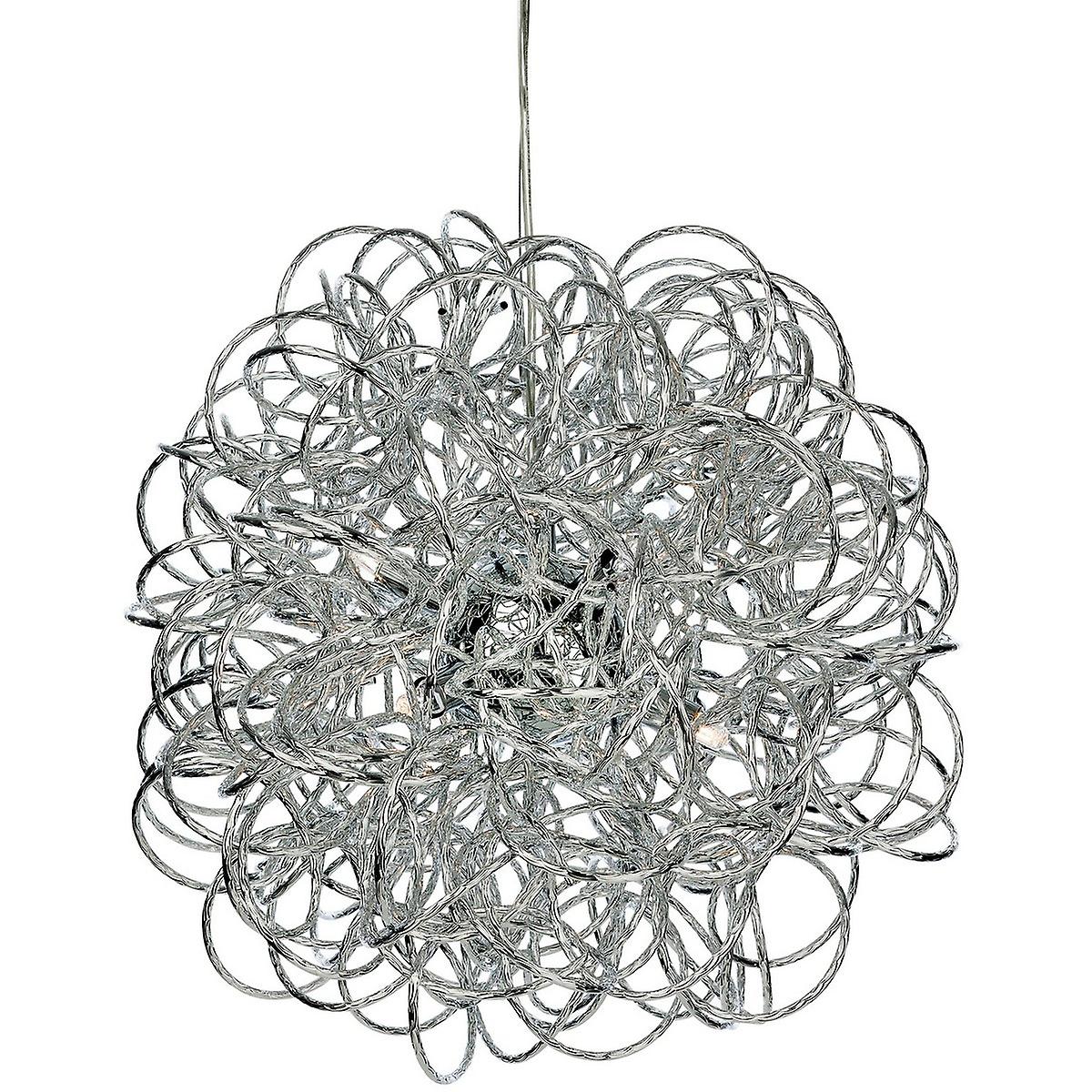 Firstlight Stella - 6 Light Ribbon Ceiling Pendant Chrome, G9