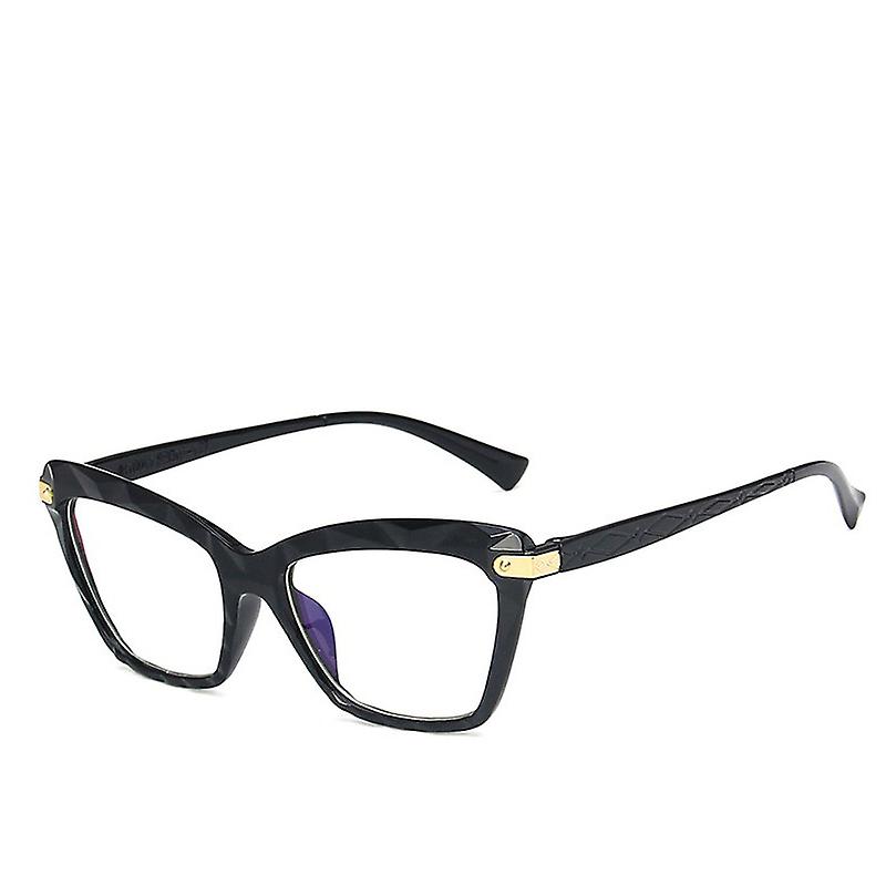 Vintage Square Clear Glasses Women's Sunglasses Fashion Transparent Lens Cat