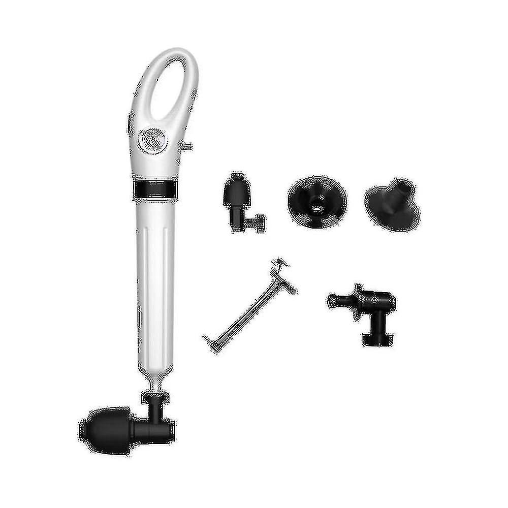 Sewer Dredging Clogged Toilet Plunger High-pressure Cleaner Manual Pneumatic Dredging Tool