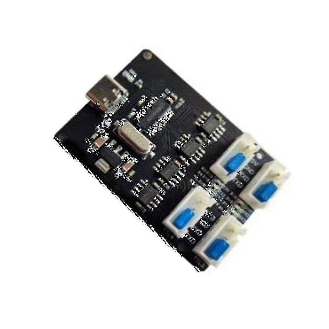 Module USB-TTL 4 canaux Ch340 Hub Four Ttl Type-c Interface