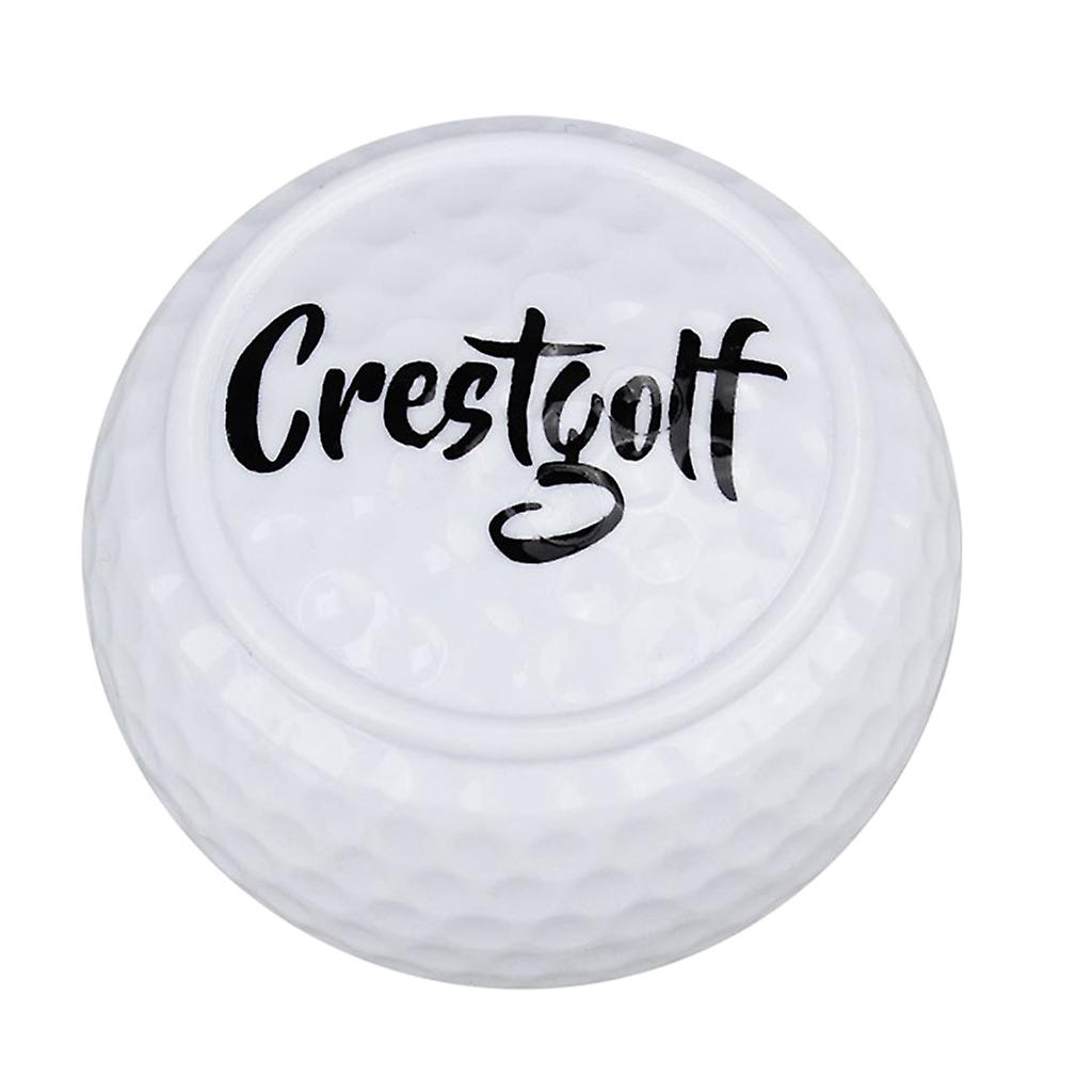 Portable Flat Shape Golf Ball Training Aids Flat Putting Practice Golf Balls