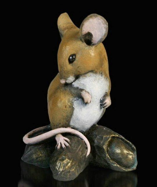 Mouse With Monkey Nuts Sculptures & Statues