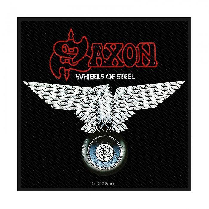 Saxon Wheels Of Steel Woven Patch