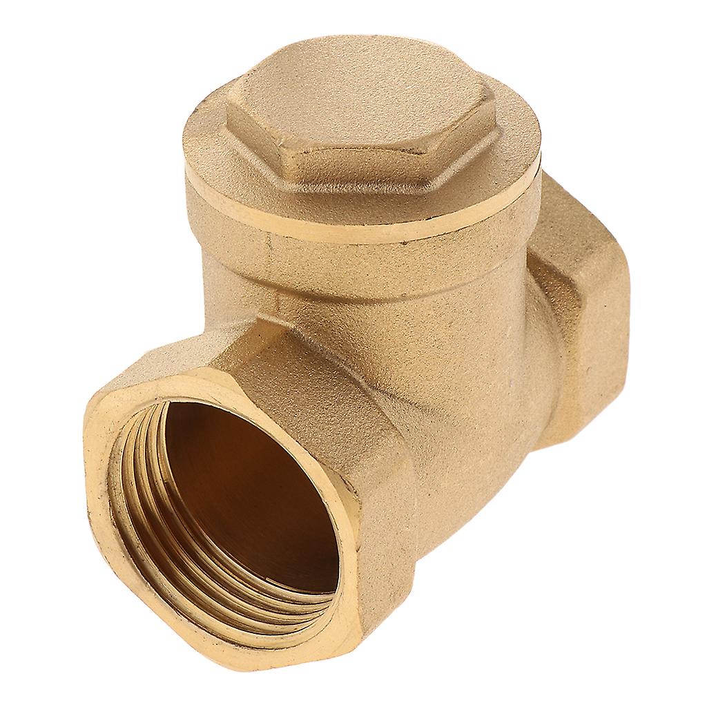 Clapet anti-retour à battant en laiton unidirectionnel anti-retour horizontal BSP filetage femelle DN25