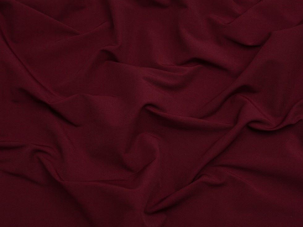 Minerva Stretch Woven Bengaline Suiting Fabric Wine - per metre