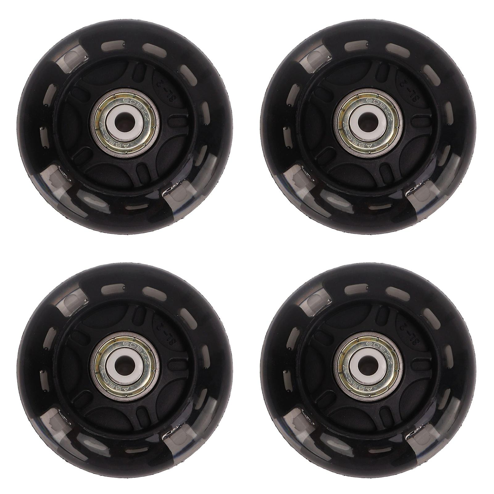 Verdant Touch Skate P U Wheels 4 PCS Inline Skate Flash Wheel Roller Skate PU Wheels 69mm Replacement