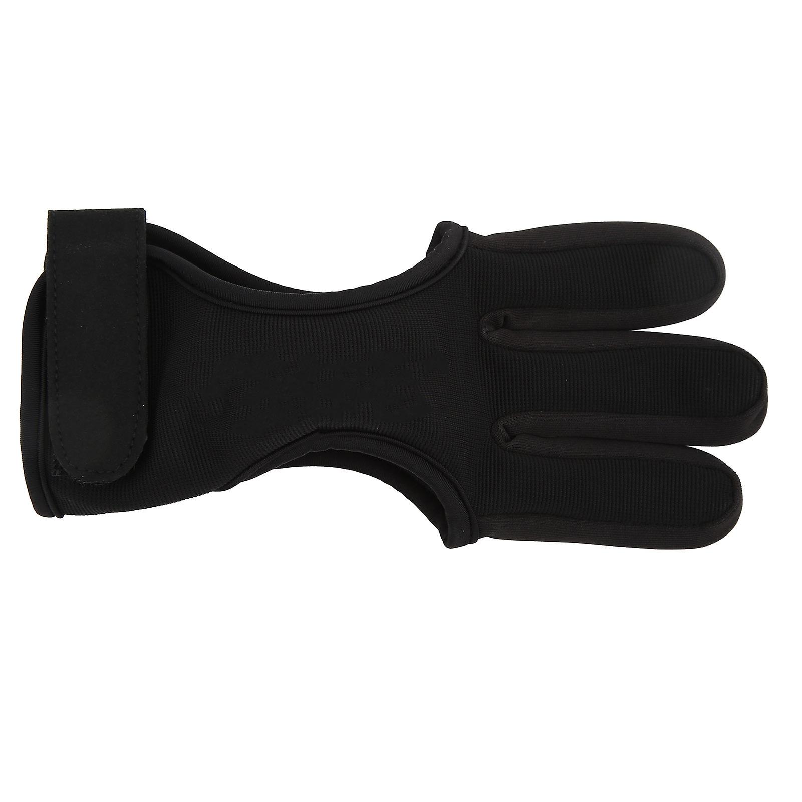 Nimomo Bow Arrow Finger Guard Ανταγωνισμός Τοξοβολία 3 γάντι δακτύλων ρυθμιζόμενα παραδοσιακά εργαλεία κυνηγιού για υπαίθριο (M)