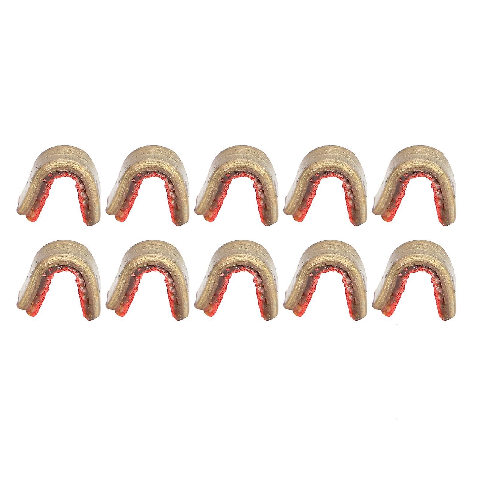 10pcs Archery Bow String Nock Brass Nocking Buckle Clip Hunting Bowstring Accessories