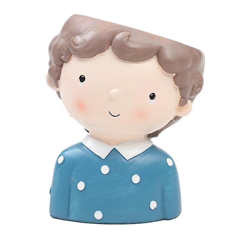 1pcs Cartoon Flower Pot For Home Office Desktop