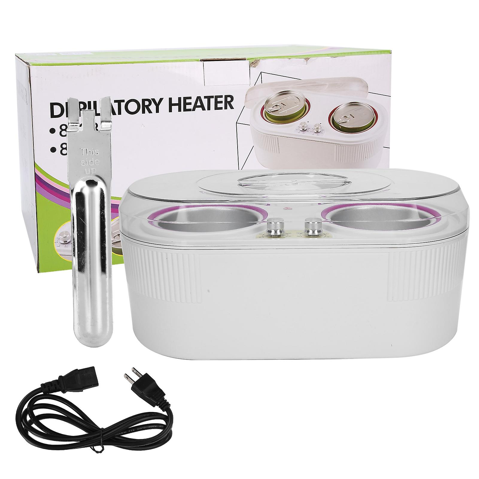 300W Double Wax Heater Adjustable Temperature Professional Hair Removal Device US Plug 110V