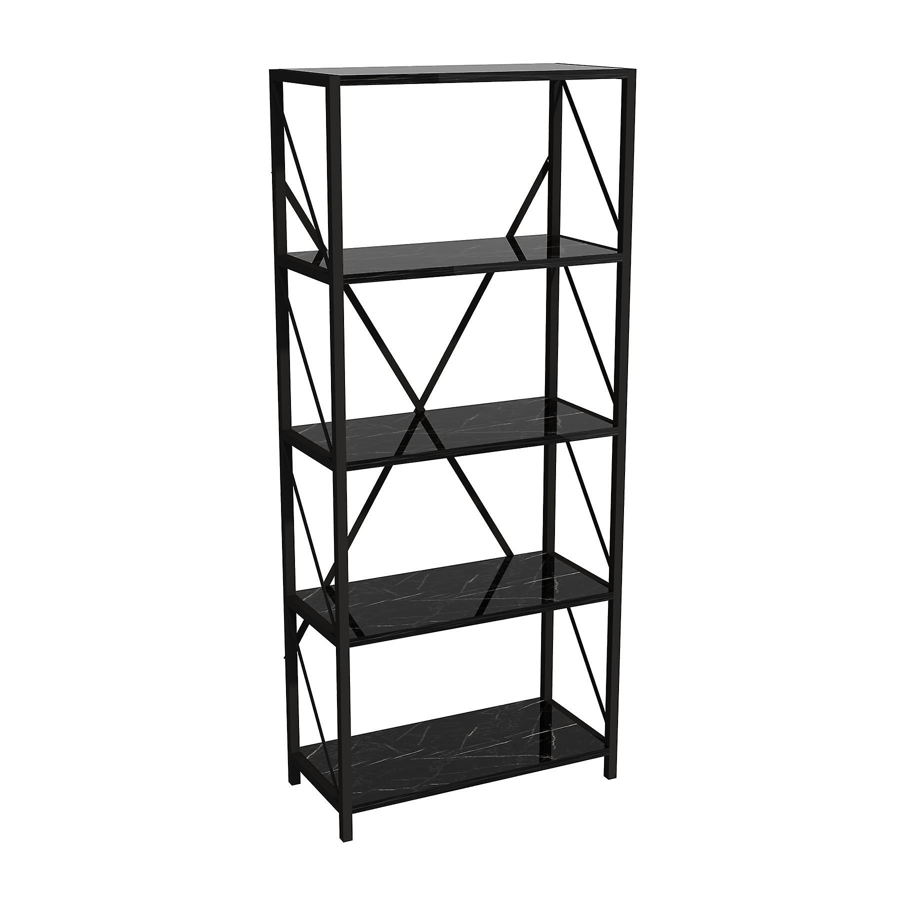 Hilda Bookcase - Black Marble