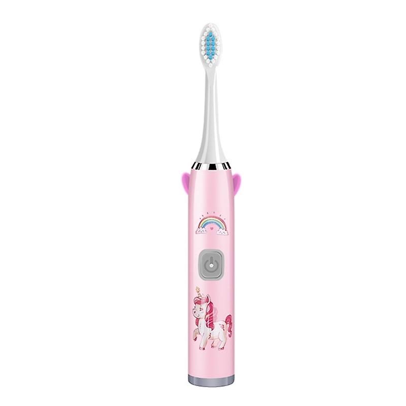 Children Electric Toothbrush Pink with 1 Head